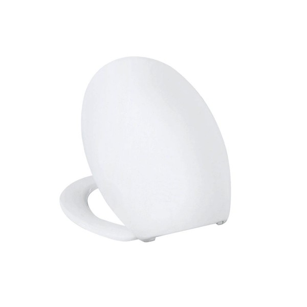 Vigour WC Sitz Toilettensitz Weiß Edelstahlscharniere Thermoplast Individual