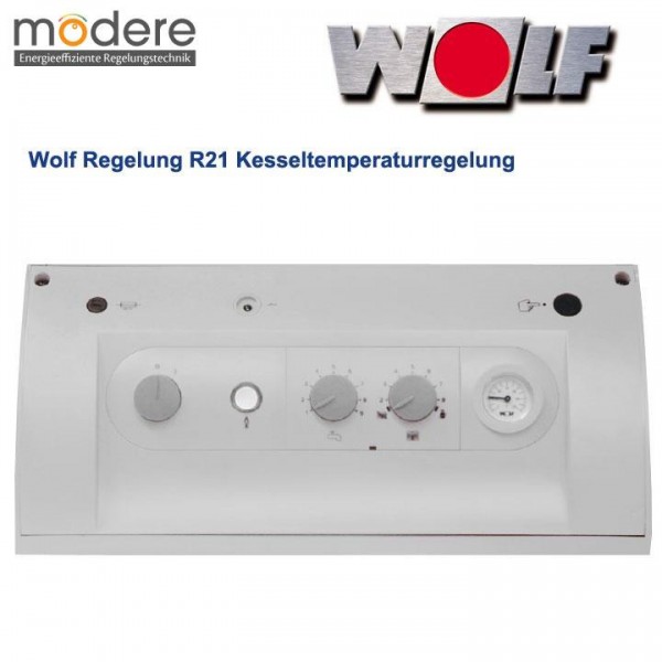 Wolf Regelung R21 für Brenner 2-stufig oder modulierend, weiß