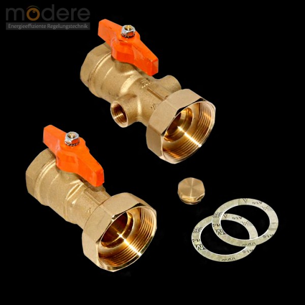 PAW Vorlaufset K2 DN 25 mit Schwerkraftbremse voll absperrbar 2705