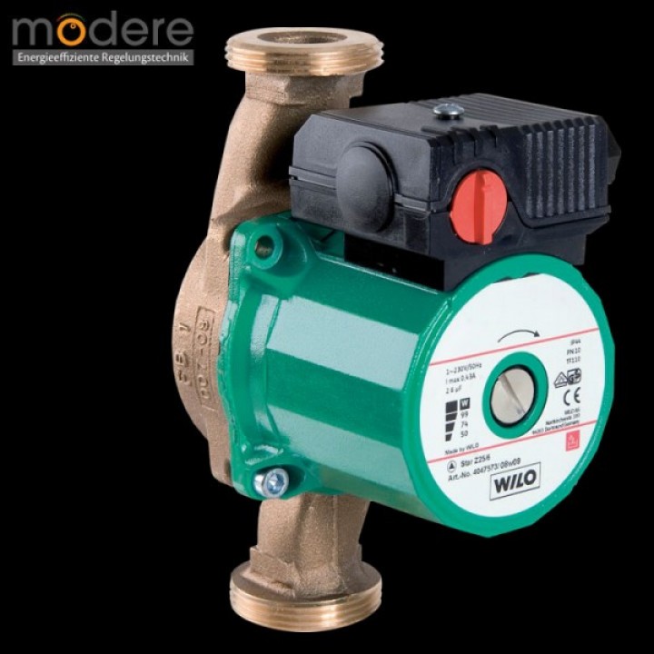 Wilo Star-Z 25/6-3 Zirkulationspumpe 180 mm 4047573 | Wilo | Pumpen ...